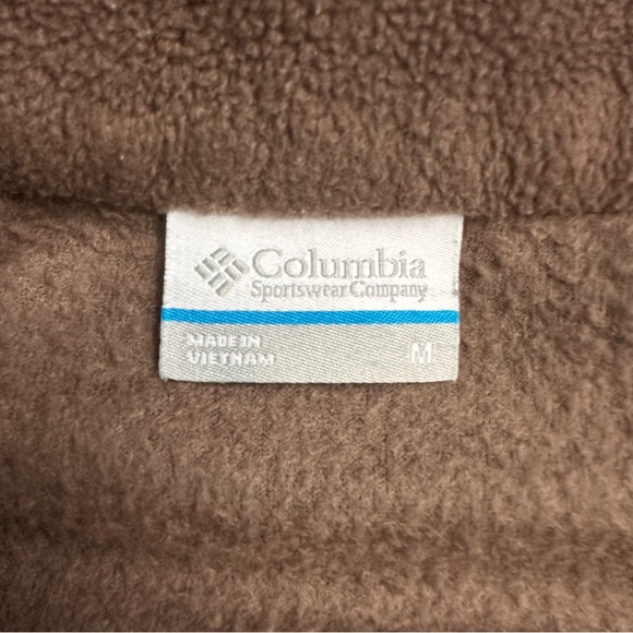 Columbia Women’s Zip Up Brown Fleece Jacket - Medium - Picture 3 of 3